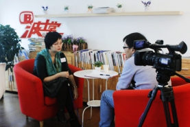 记者花絮3：采访唯众传媒节目制片人蒋凌霜